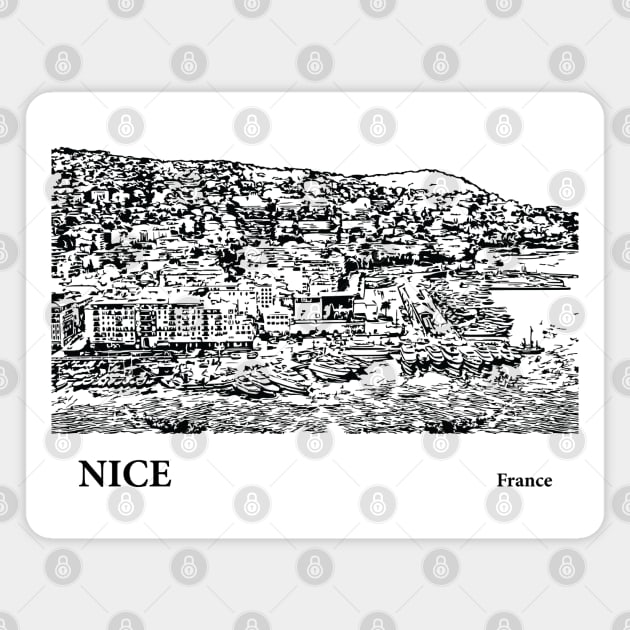 Nice France Magnet by Lakeric